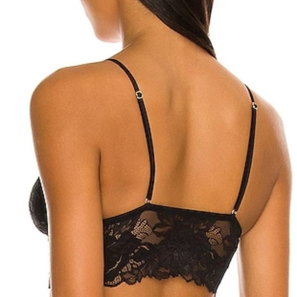 Sold! Free People 2pk Everyday Lace Longline Bralette Black S‎ - Picture 9 of 14